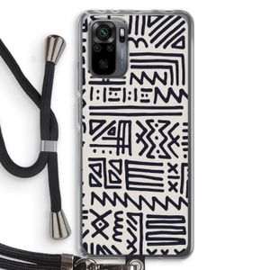 Marrakech print: Xiaomi Redmi Note 10 Pro Transparant Hoesje met koord