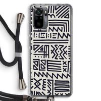 Marrakech print: Xiaomi Redmi Note 10 Pro Transparant Hoesje met koord