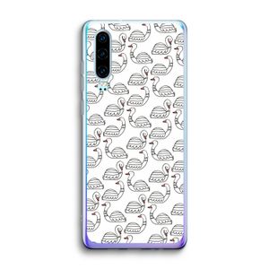Zwanen: Huawei P30 Transparant Hoesje
