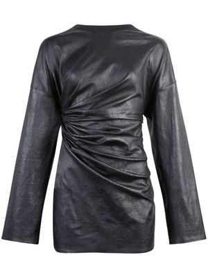 RTA robe Shauna à fronces - Noir