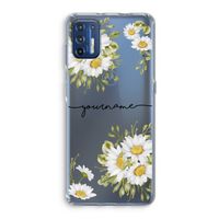 Daisies: Motorola Moto G9 Plus Transparant Hoesje