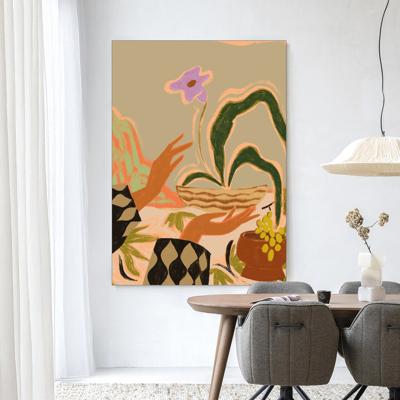 Urban Cotton Wandkleed 'The Power Of One' 110 x 145cm in Frame - black
