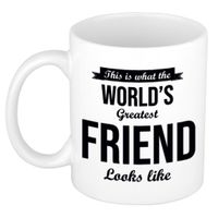 Worlds Greatest Friend cadeau mok / beker 300 ml   - - thumbnail