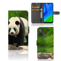 Huawei P Smart 2020 | Telefoonhoesje | Met pasjeshouder | Panda