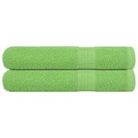 VidaXL Handdoeken frogn 2 st 100x200 cm 360 g/m² appelgroen