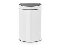 Brabantia Touchbin afvalbak 40L wit