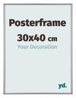 Posterlijst 30x40cm Zilver Hoogglans Kunststof Paris