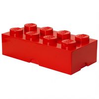 LEGO Brick 8 opbergbox - rood - thumbnail