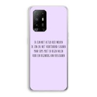 Regenboog: Oppo A95 5G Transparant Hoesje