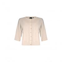 Poools - Wit | Dames | Vest | Wit | 46 | regular | Kamst mode