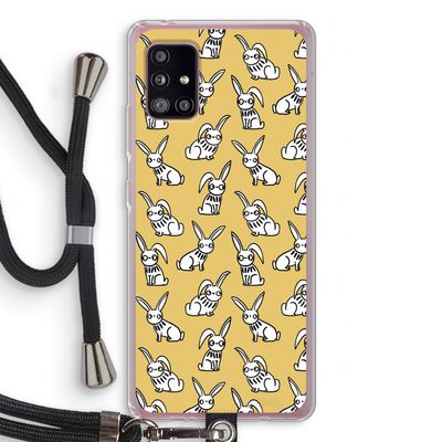 Haas: Samsung Galaxy A51 5G Transparant Hoesje met koord