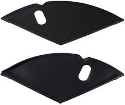 Jasbeschermer 26 inch lakdoek mat zwart
