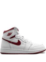 Jordan Kids baskets Air Jordan 1 Retro High OG BG - Blanc - thumbnail