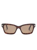 TOM FORD Eyewear lunettes de soleil Mikel à monture carrée - Marron