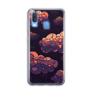 Patroon Wolken: Samsung Galaxy A40 Transparant Hoesje