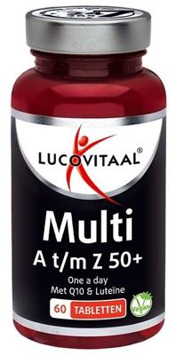 Lucovitaal Voedingssupplementen Multi A t/m Z 50+ met Q10 60Tabletten