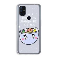I'm A Hopeless Ramen-Tic For You: OnePlus Nord N10 5G Transparant Hoesje