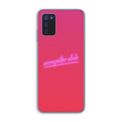 Vice Glow: Samsung Galaxy A03s Transparant Hoesje