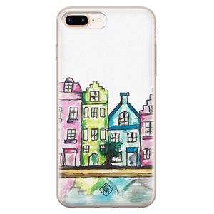 iPhone 8 Plus/7 Plus siliconen telefoonhoesje - Amsterdam