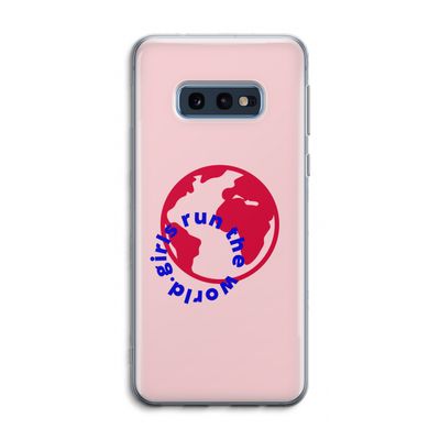 Run The World: Samsung Galaxy S10e Transparant Hoesje