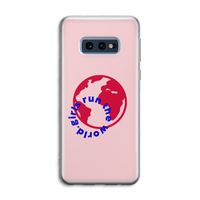 Run The World: Samsung Galaxy S10e Transparant Hoesje