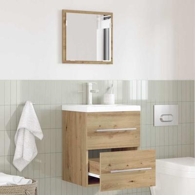 Badkamer Kast Ambachtelijk eiken 41 x 38.5 x 48 cm Bewerkt hout