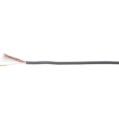 BKL Electronic 1106005 Audiokabel 1 x 0.1 mm² Zwart per meter
