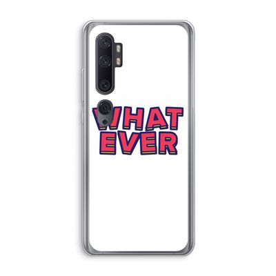 Whatever: Xiaomi Mi Note 10 Pro Transparant Hoesje