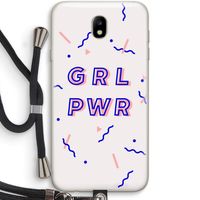GRL PWR: Samsung Galaxy J7 (2017) Transparant Hoesje met koord