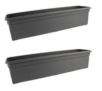 Bloembak Bruin lengte 60cm