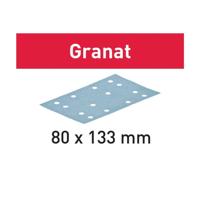 Festool Stickfix schuurstroken (10x) - 80x133mm - Granat - korrel 120 - 497129