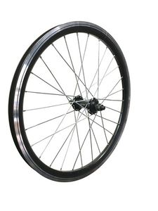 HH Voorwiel 20x1.75 alu zwart