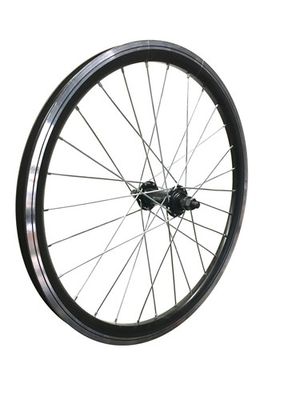 HH Voorwiel 20x1.75 alu zwart
