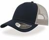 Atlantis AT511 Rapper Cotton Cap - Navy/Grey - One Size