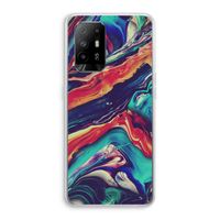 Chameleon Sun: Oppo A94 5G Transparant Hoesje Chameleon Sun: Oppo A94 5G Transparant Hoesje