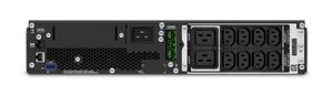 APC Smart-UPS On-Line 2200VA noodstroomvoeding ups 8x C13, 2x C19 uitgang, rackmountable, 2U, SRT2200RMXLI