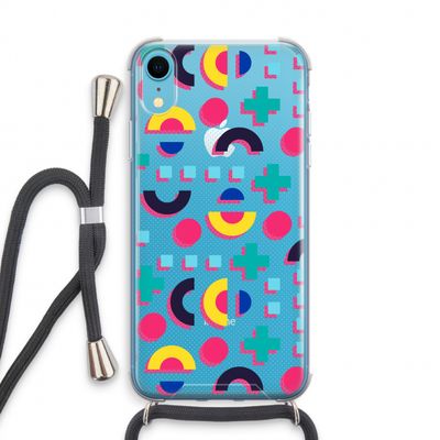 8-bit N°2: iPhone XR Transparant Hoesje met koord