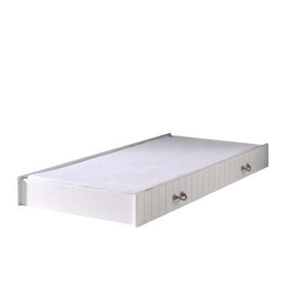 Vipack rolbed Lewis - wit - 199x94x18,5 cm - Leen Bakker