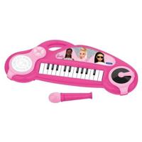 Barbie elektronische kinderpiano met lichteffecten en microfoon