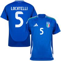 Italië Shirt Thuis 2024-2025 + Locatelli 5 - thumbnail