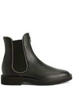 Giuseppe Zanotti bottines en cuir à zips - Noir - thumbnail