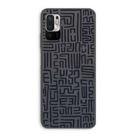 Moroccan Print: Xiaomi Redmi Note 10 5G Transparant Hoesje