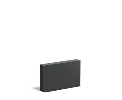 Aluminium muur 100x15x60cm.