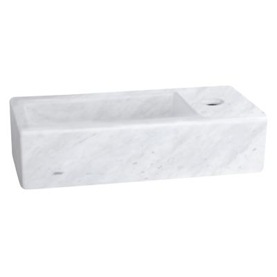 Differnz Helios fontein marmer - 37.5 x 18.5 x 9.5 cm - wit
