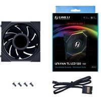 Lian Li UNI FAN TL LCD Reverse Blade Series 120mm Black