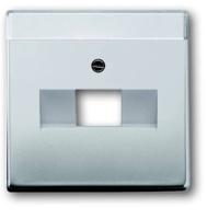 Busch-Jaeger 2CKA001710A3763 UAE-, IAE-, ISDN-contactdoos Afdekking RVS 1 stuk(s)