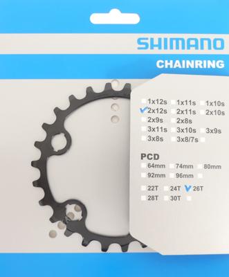 SHIMANO - kettingblad 26t slx fc-m7100 fc-m7120 - 12 speed