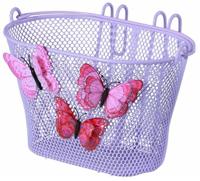 Basil jasmin butterfly - kinderfietsmand - voorop of achterop - lila