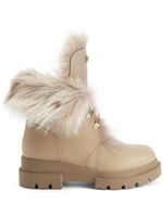 Giuseppe Zanotti bottines en cuir Phillis à lacets - Tons neutres - thumbnail