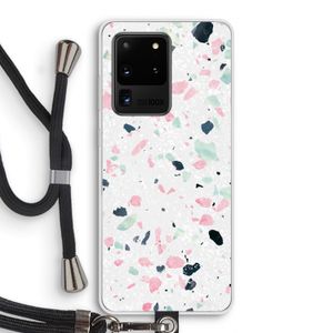 Terrazzo N°3: Samsung Galaxy S20 Ultra Transparant Hoesje met koord